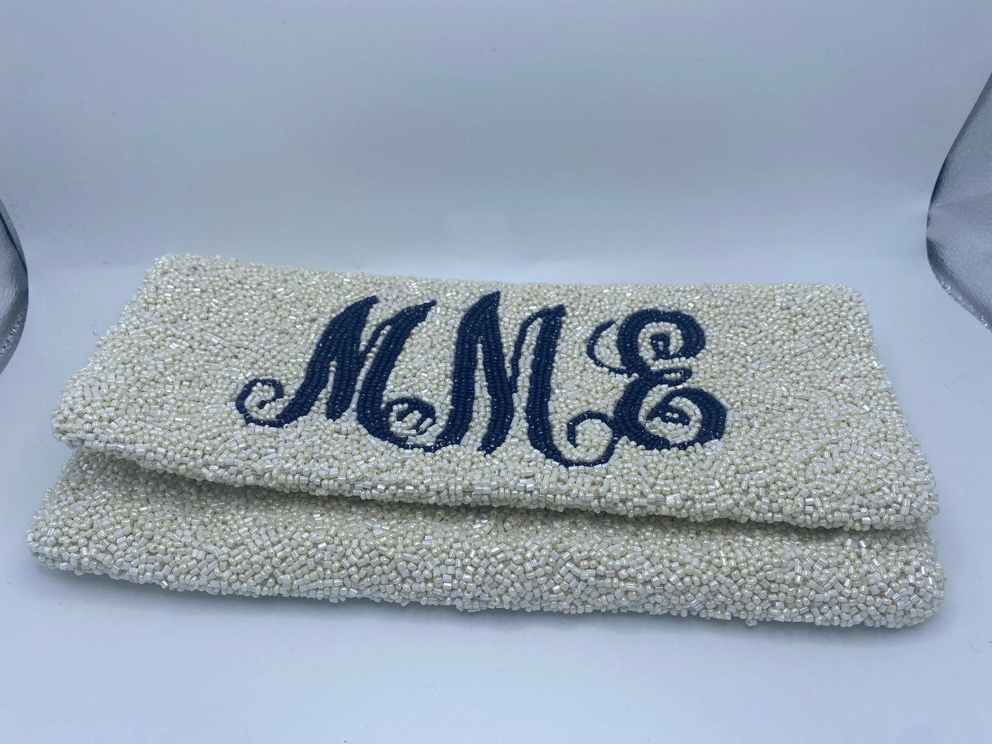 Beaded Foldover Clutch