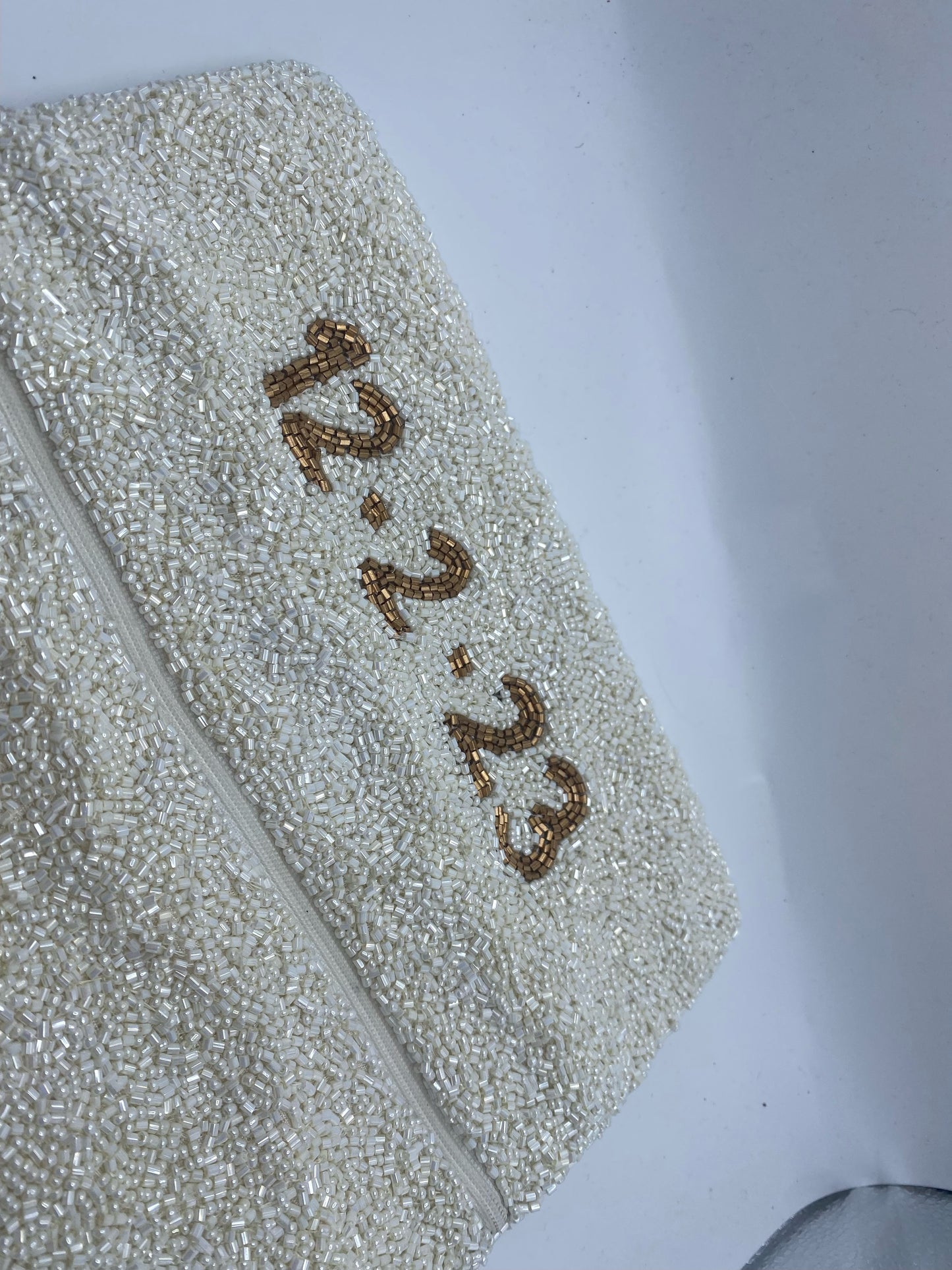 Beaded Foldover Clutch