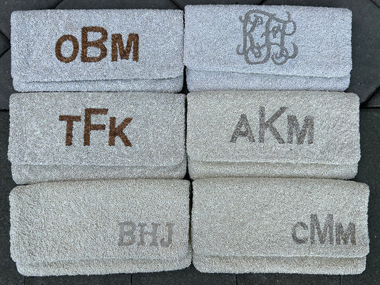 Famous Beaded Bridal Foldover Clutch