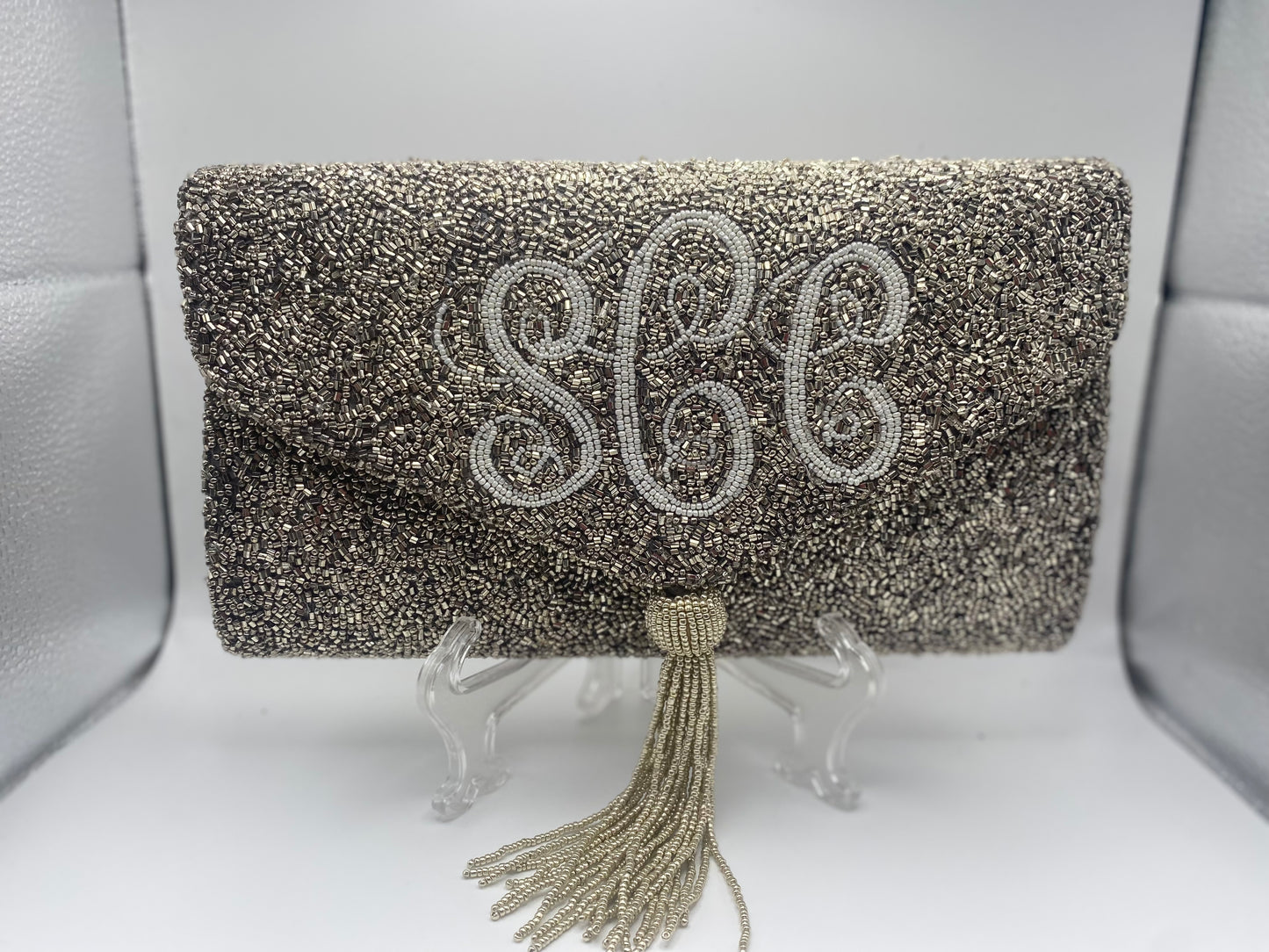 Beaded Envelope Clutch